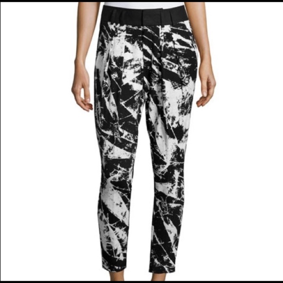 Helmut Lang Pants - Helmut Lang Tera Print Sweatshirt Pants Large
